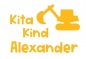 Preview: Kitakind Bagger Bügelbild
